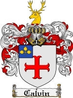 Calvin coat of arms family crest download