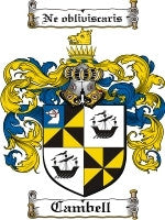 Cambell coat of arms family crest download