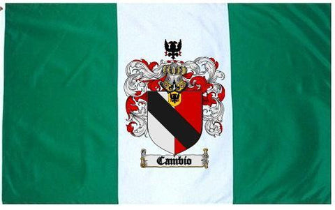 Cambio family crest coat of arms flag