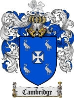 Cambridge coat of arms family crest download