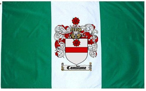 Camillone family crest coat of arms flag