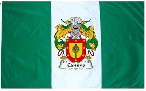 Camino family crest coat of arms flag