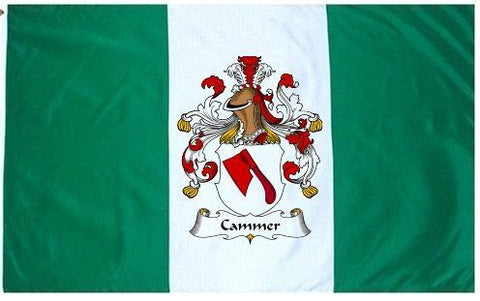 Cammer family crest coat of arms flag