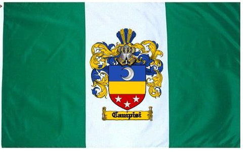 Campisi family crest coat of arms flag