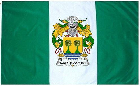 Campoamor family crest coat of arms flag