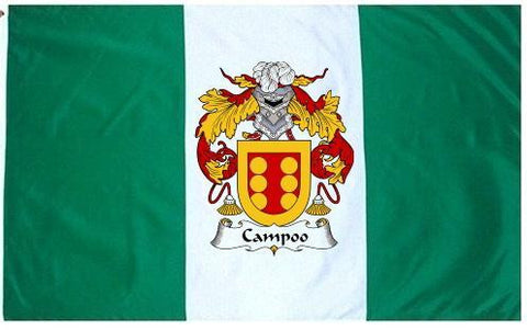 Campoo family crest coat of arms flag
