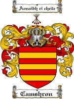 Camshron coat of arms family crest download