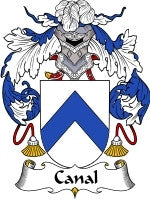 Canal coat of arms family crest download