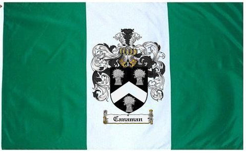 Canaman family crest coat of arms flag
