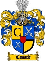 Canard coat of arms family crest download