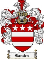 Canden coat of arms family crest download