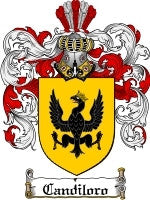Candiloro coat of arms family crest download