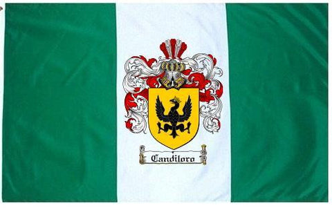 Candiloro family crest coat of arms flag
