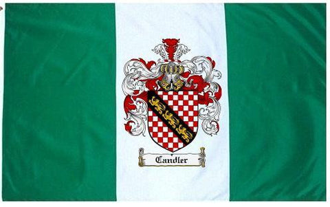 Candler family crest coat of arms flag