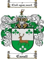 Canell coat of arms family crest download