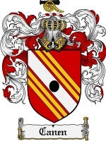Canen coat of arms family crest download