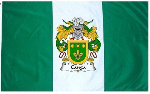 Canga family crest coat of arms flag