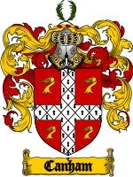 Canham coat of arms family crest download