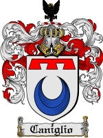 Caniglio coat of arms family crest download