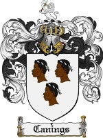 Canings coat of arms family crest download