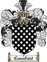 Cannfield coat of arms family crest download