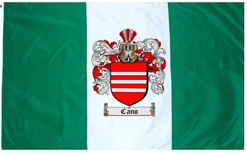 Cano family crest coat of arms flag