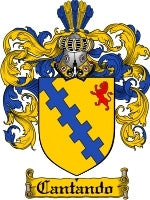 Cantando coat of arms family crest download