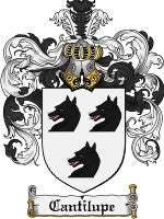 Cantilupe coat of arms family crest download