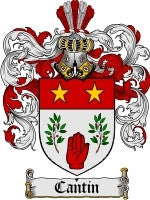 Cantin coat of arms family crest download