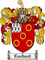 Cantwall coat of arms family crest download