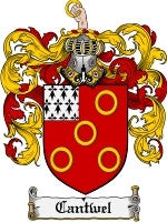 Cantwel coat of arms family crest download