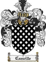 Canville coat of arms family crest download