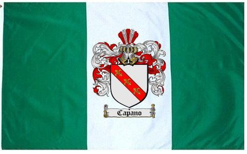 Capano family crest coat of arms flag