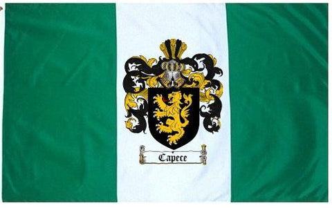 Capece family crest coat of arms flag