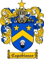 Capobianco coat of arms family crest download