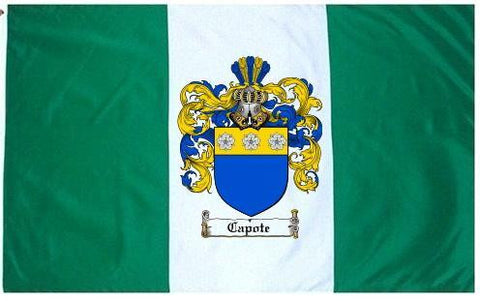 Capote family crest coat of arms flag