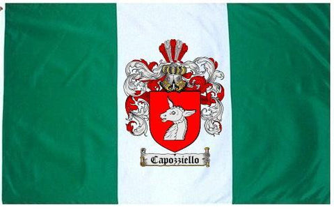 Capozziello family crest coat of arms flag