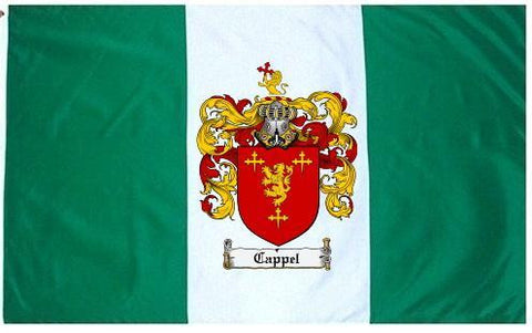 Cappel family crest coat of arms flag