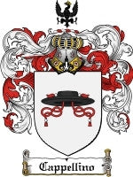 Cappellino coat of arms family crest download