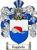 Cappiello coat of arms family crest download