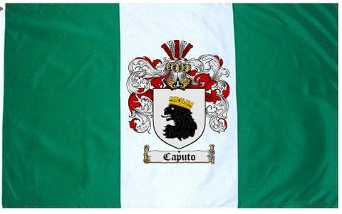 Caputo family crest coat of arms flag