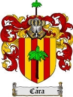 Cara coat of arms family crest download