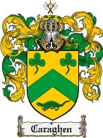 Caraghen coat of arms family crest download