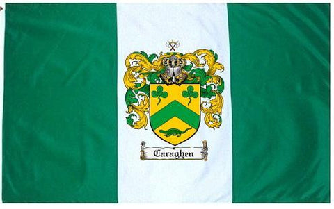 Caraghen family crest coat of arms flag