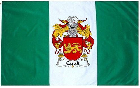 Caralt family crest coat of arms flag