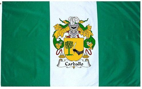 Carballo family crest coat of arms flag