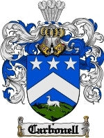 Carbonell coat of arms family crest download