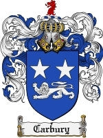 Carbury coat of arms family crest download