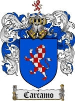 Carcamo coat of arms family crest download