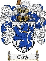 Carde coat of arms family crest download